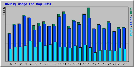 Hourly usage for May 2024